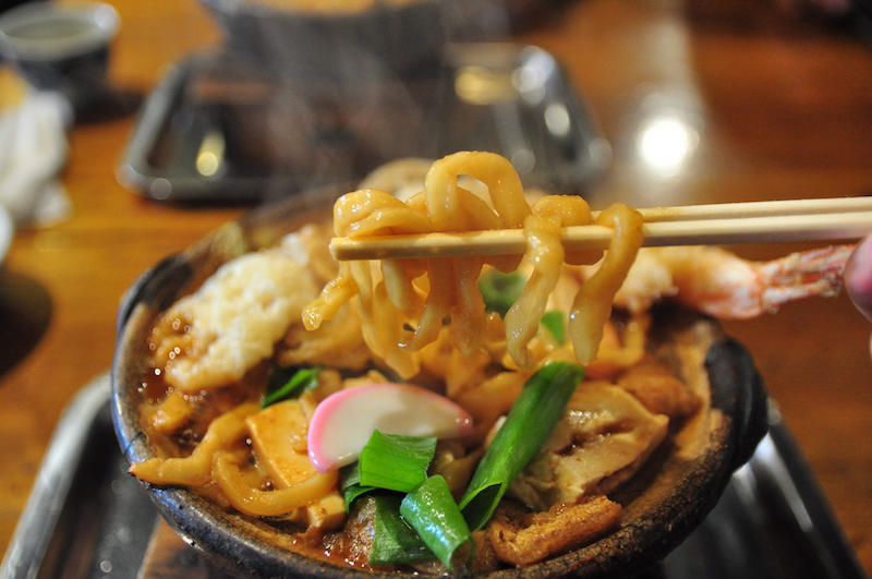 濃厚グツグツ！海老天味噌煮込み【松屋うどん店 津島市】 | blog_Blog