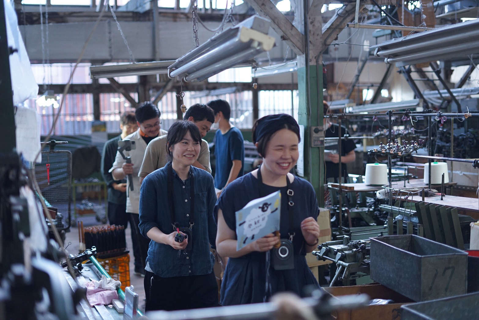 尾州ウォーカー びしゅう産地の参観日オンライン in 葛利毛織工業（株） | blog_Blog | 尾州のカレント