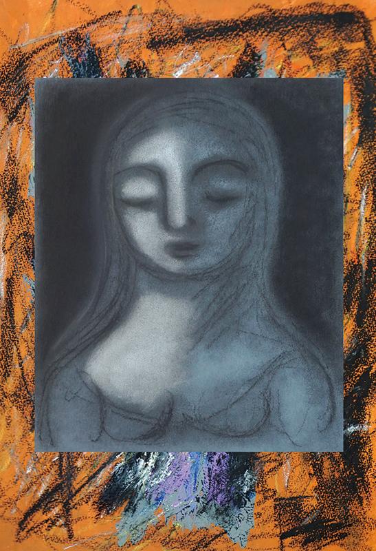 石井一男画【女神】 - 絵画