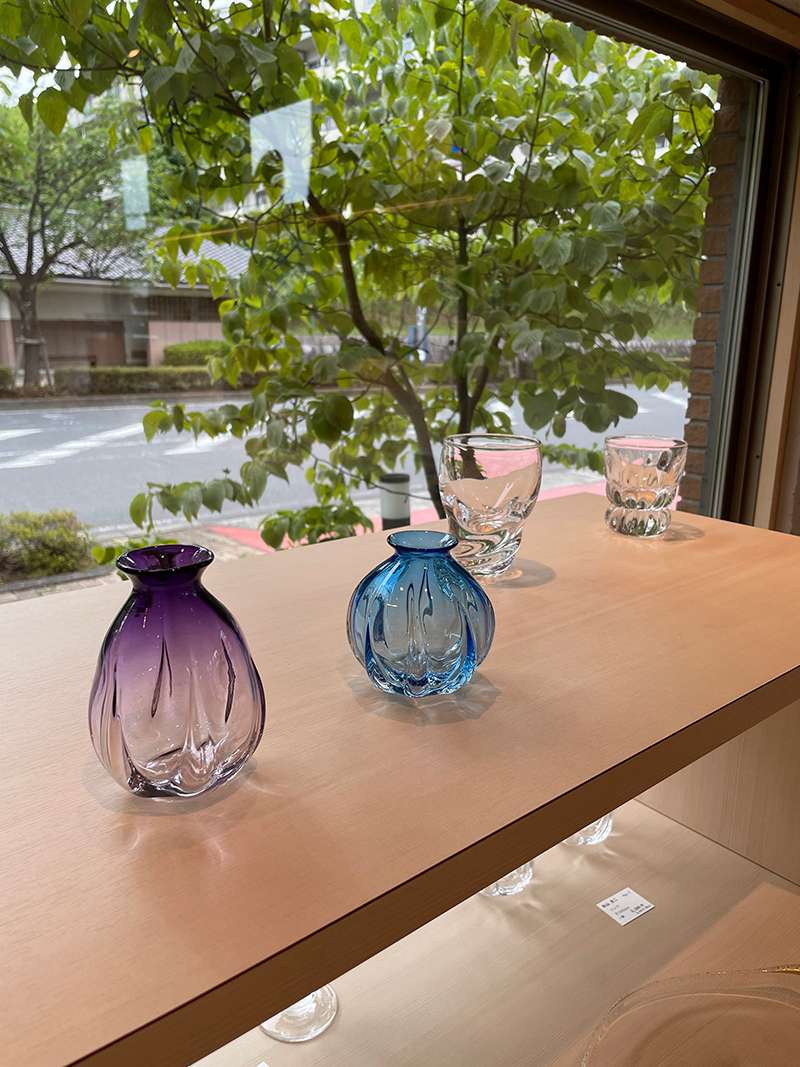 杉山洋二作　大　香水瓶　ガラス工芸作品 杉山洋二作 大 香水瓶 ガラス工芸作品