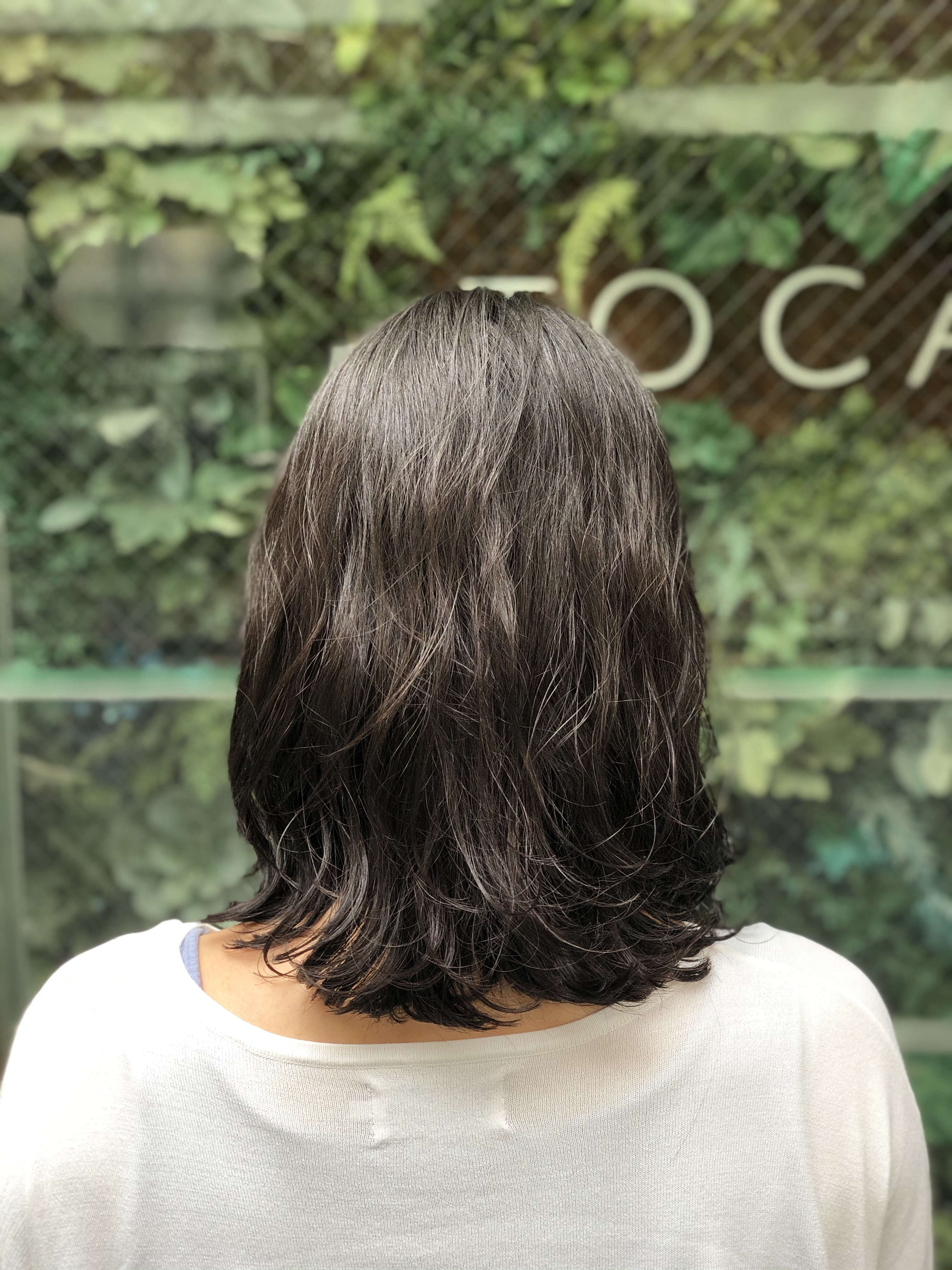 黒髪にパーマ Tocablog 自由が丘の美容室 美容院 ヘアサロン 口コミで人気