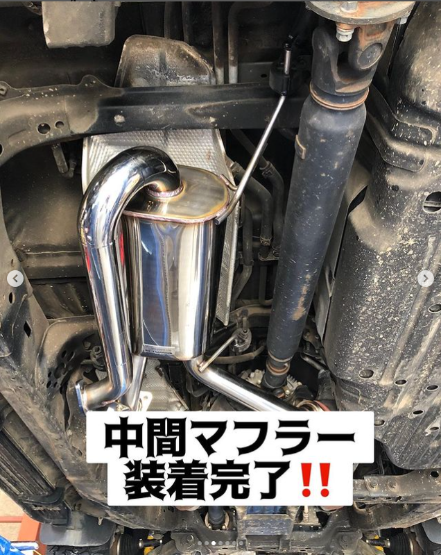 WALD 左右出しマフラー 競技用LX570 ランクル200中期後期 WALD サイド 