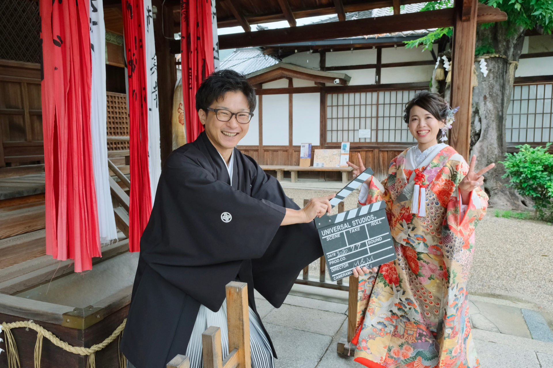 大神神社の結婚式は絶対忘れない七夕の日でした 記念写真 Kikiphotoworks公式サイト