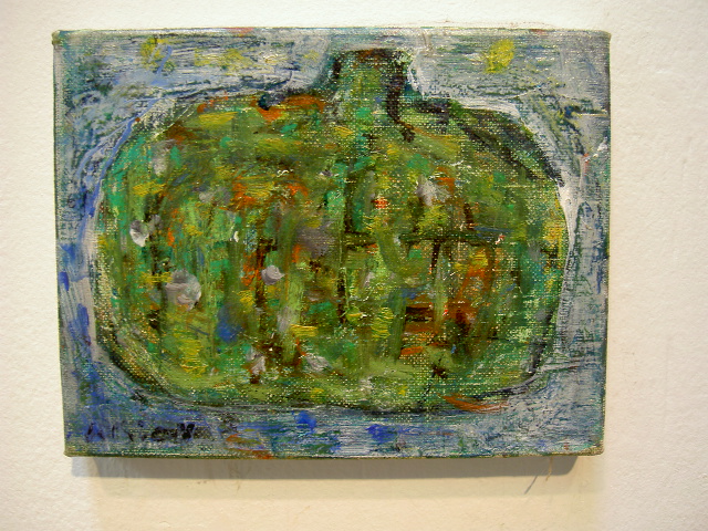 【絵画】 木下勝 小豆島オリーブ園 1973年作 油絵 風景画 日展常連 土曜日スタート木下昭夫展 | ブログ | ギャラリー島田