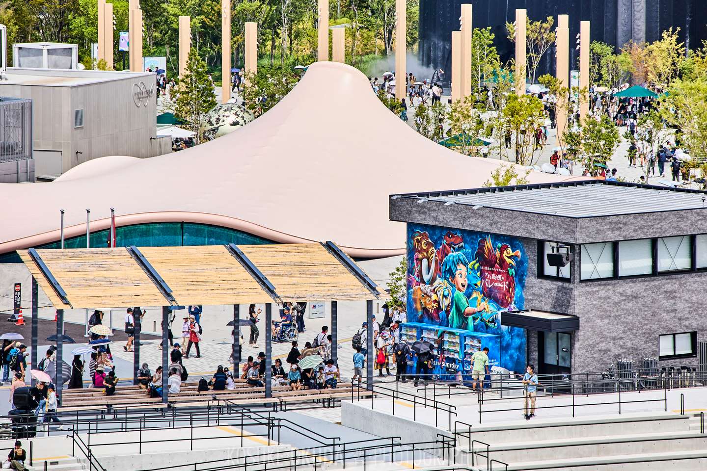 限定】大阪関西万博2025 フランス館 OMY 特大 塗り絵ポスター EXPO