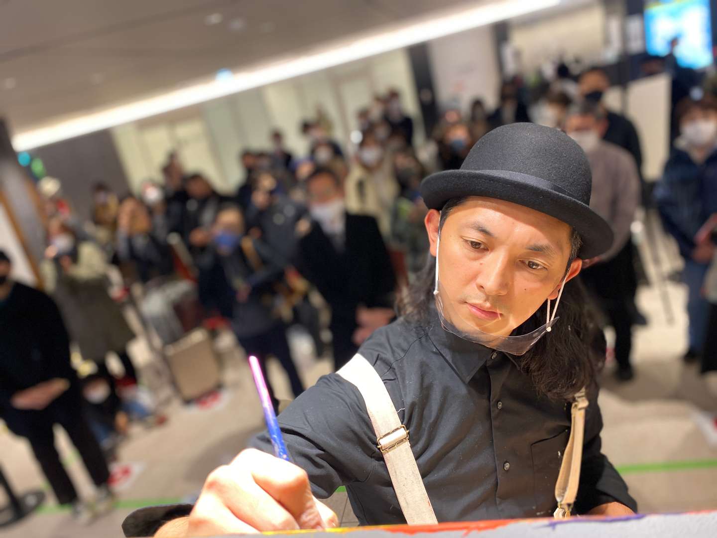 山手線全駅ライブペイント 「ART LOOP TOKYO 2020」 | works | OVER ALLs
