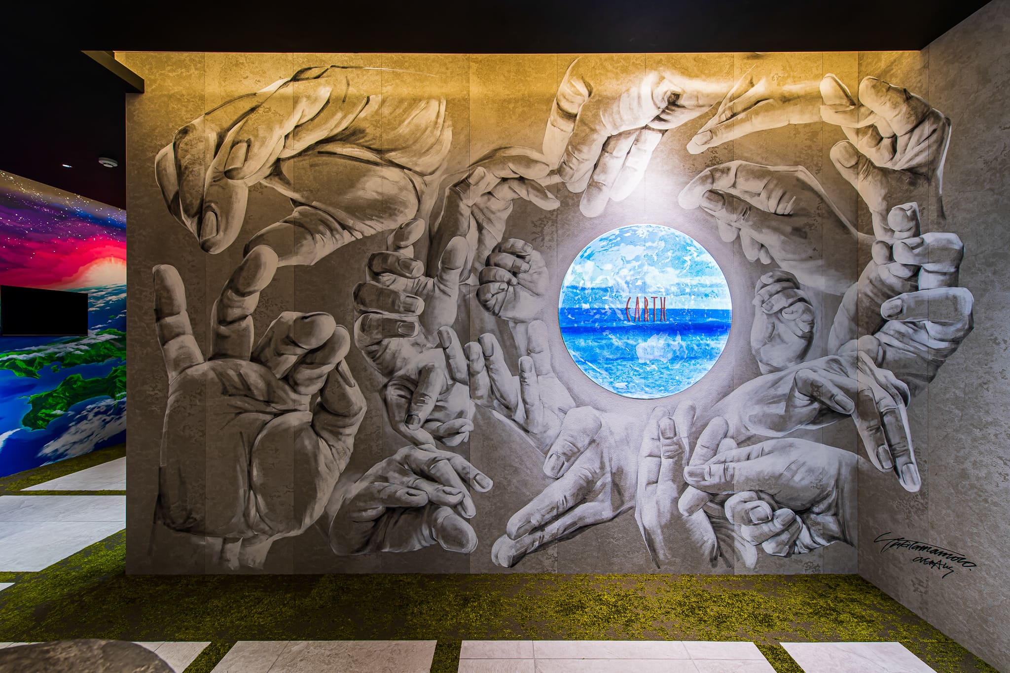 HAIR & MAKE EARTH 本社ビル | works | OVER ALLs