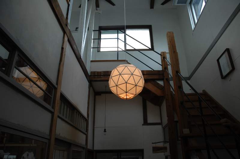 古民家カフェに 和紙のあかり 日本のあかり 都行燈月華ペンダントライト Blog Pendant Ceiling 和風照明器具の 都行灯 Miyako Andon Inc