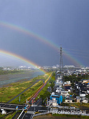 二重虹 新海良夫のブログ 風景写真家 新海良夫 四季の彩り