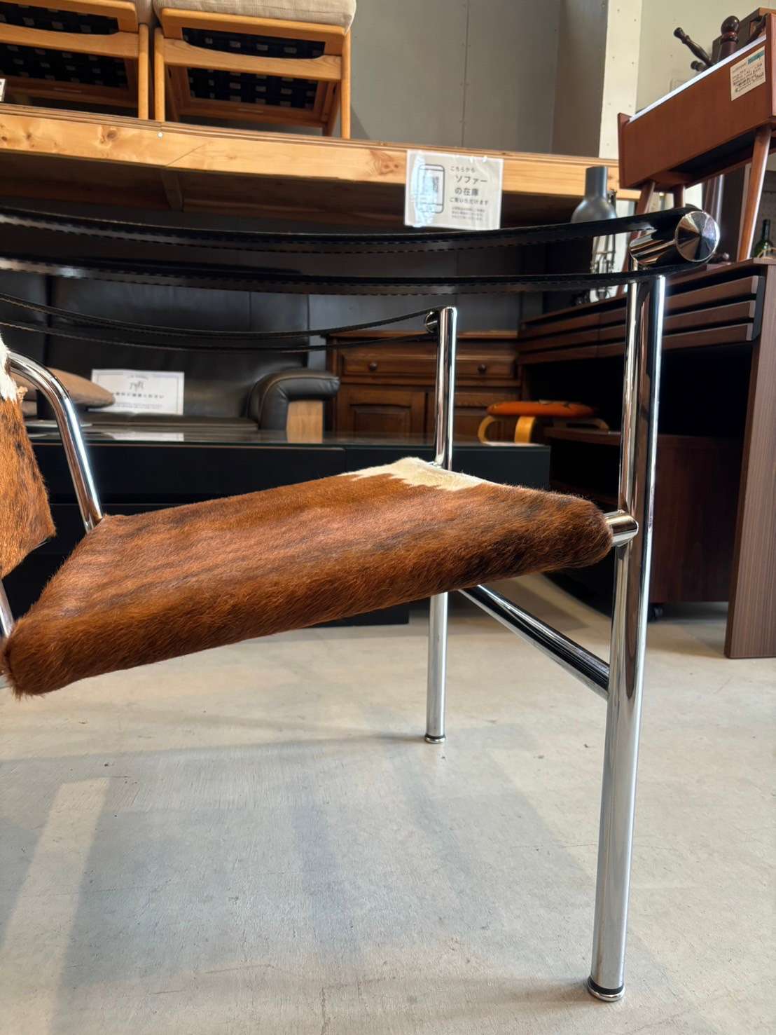 【決まりました】Cassina カッシーナ LC1 スリングチェア 刻印有り ② 正規品 刻印あり Cassina カッシーナ LC1 スリングチェア ル