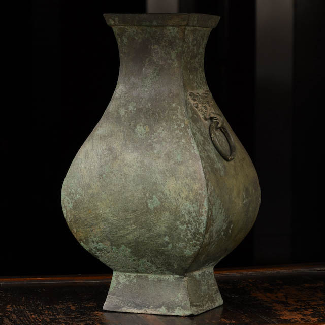 前漢青銅方壺 | 中国陶磁器 | 利菴アーツコレクション