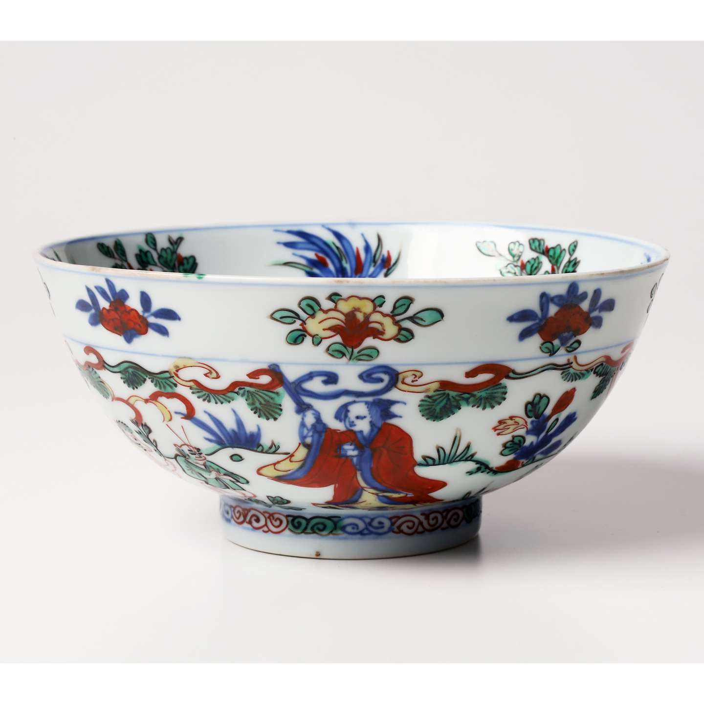 唐物 清時代 南京染付 紅釉 皿 陶磁器 唐物 中国 骨董 古董 古美術 