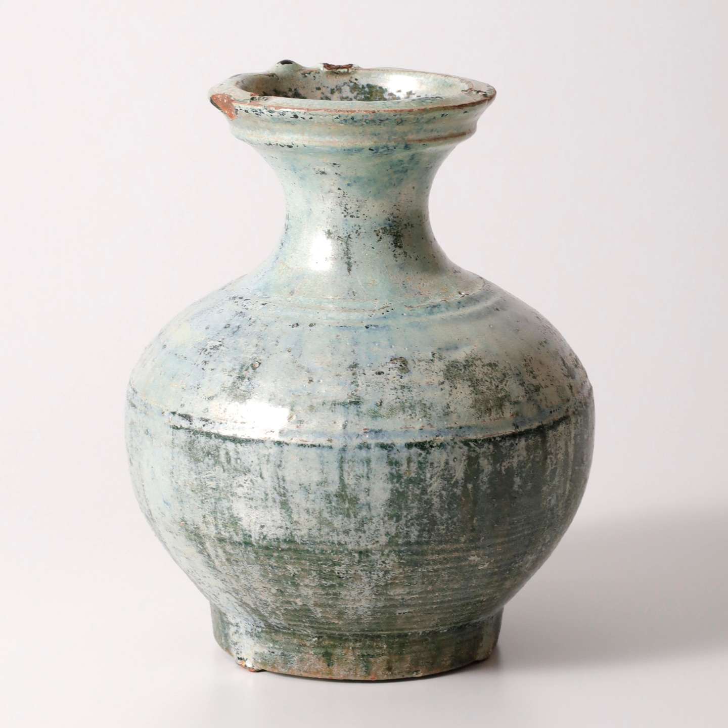 後漢緑釉銀化小壺 | 中国陶磁器 | 利菴アーツコレクション
