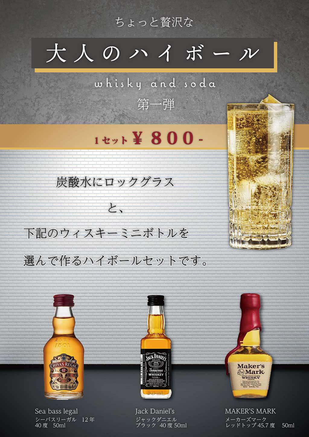 ミニボトルハイボールを始めました | blog_picup | FULLFULL