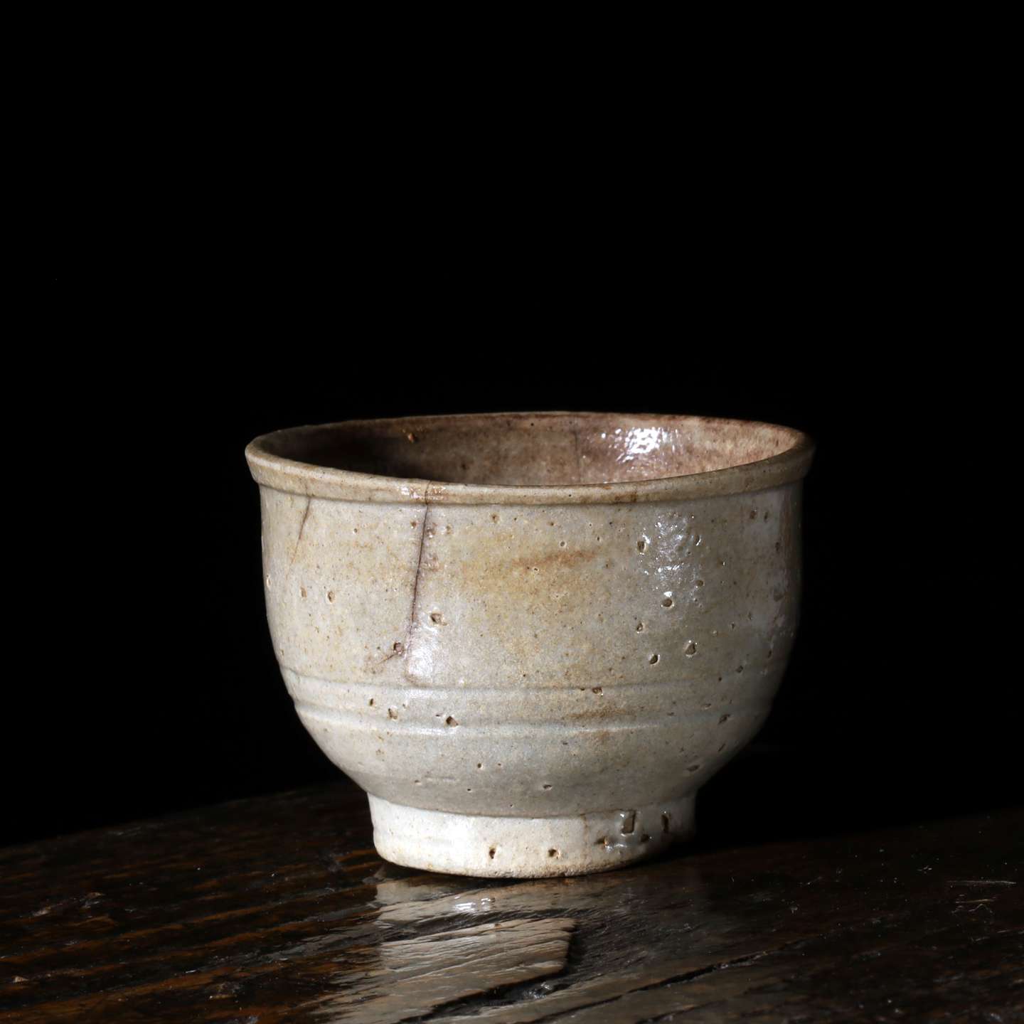 李朝 李朝 堅手盃 堅手耳盃 現代美術 盃 酒器