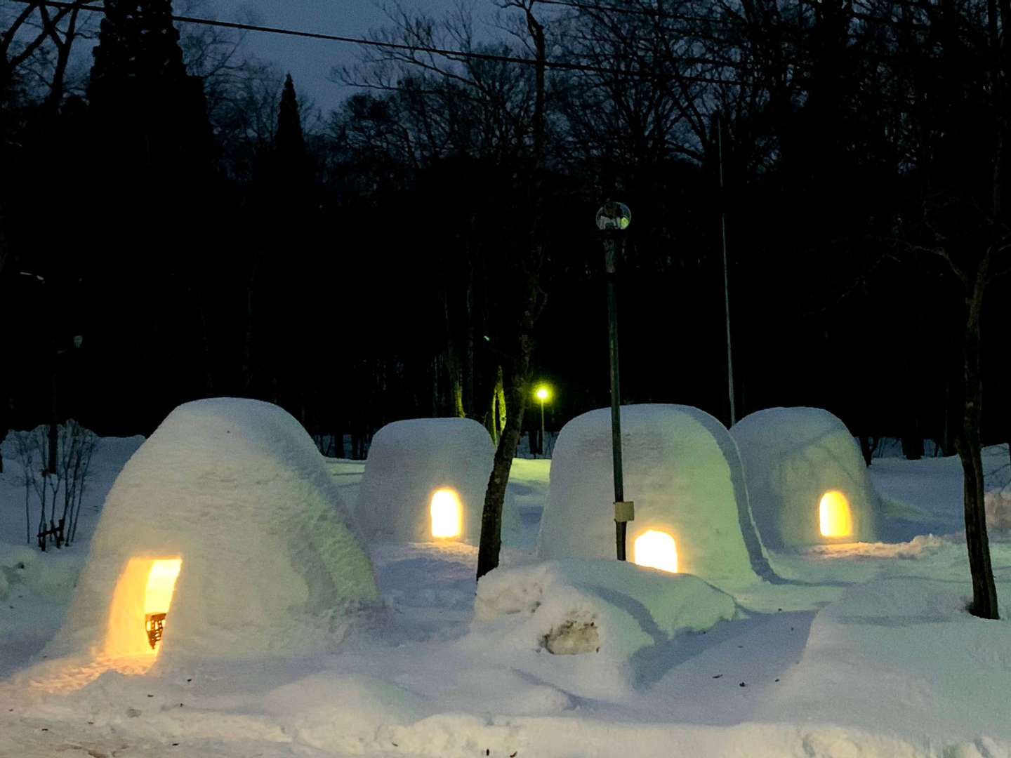 かまくらのあるコテージ かまくらdeお鍋 23年販売開始 Laboland News ラボランドくろひめ 大地の教室