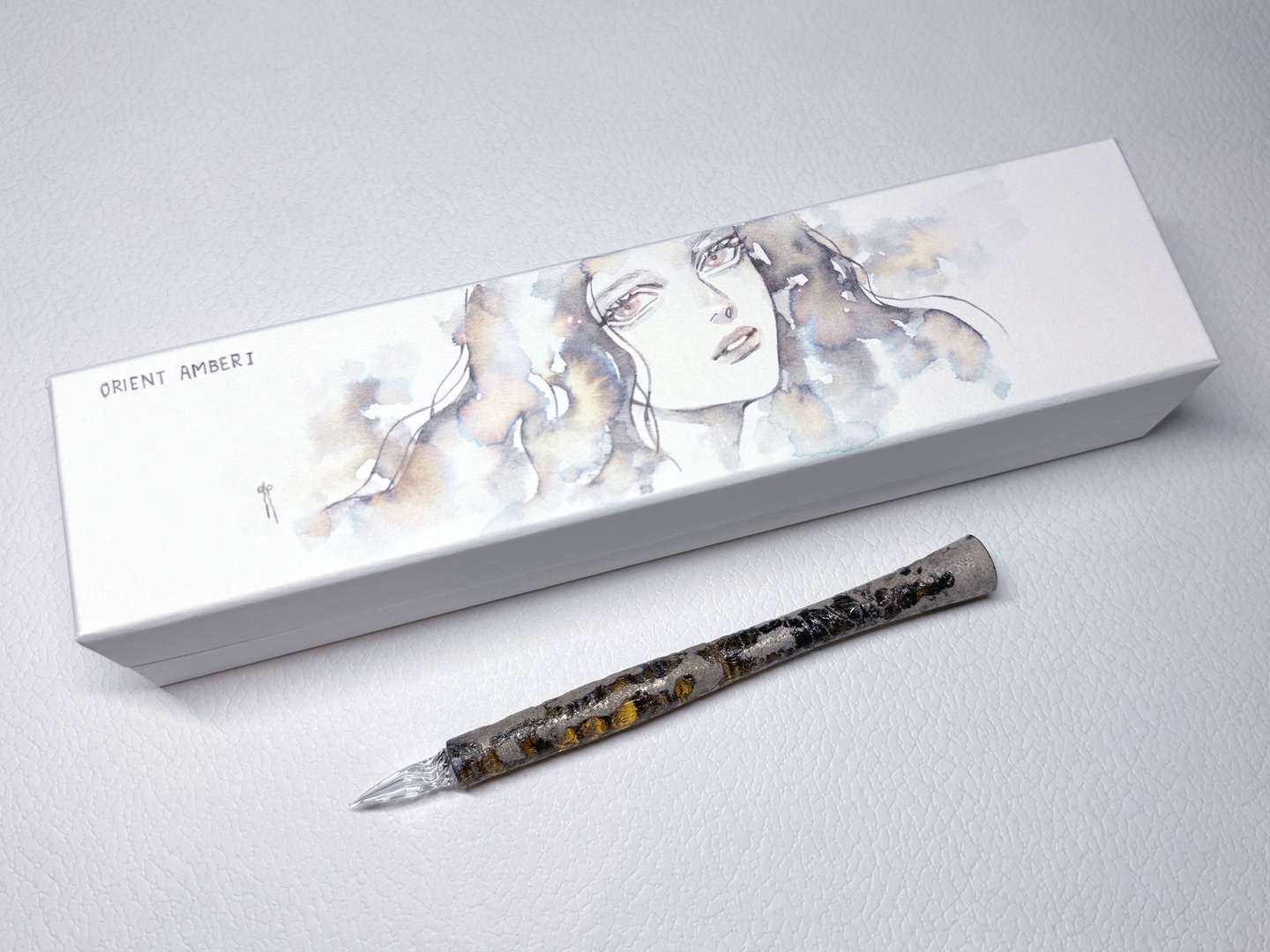 TOOS ガラスペン Orient(ルビー) Glass Studio TooS ×孳々コラボ | 孳