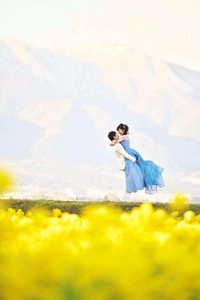 菜の花畑でロケーションフォト ブログ Sweettype