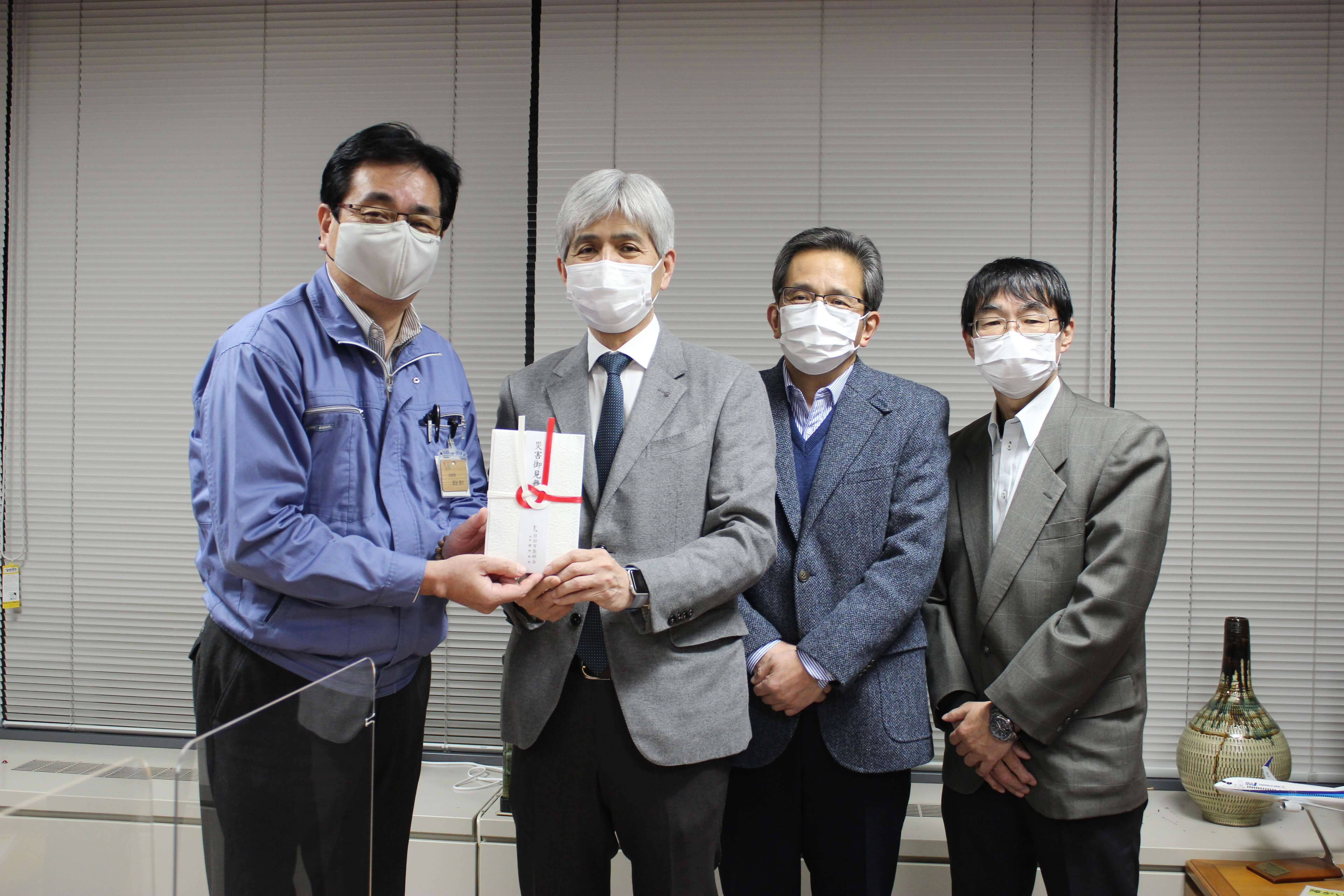 日田市医師会がお年玉付年賀はがき1等当選金を市に寄付 Blog Blog 地元新聞