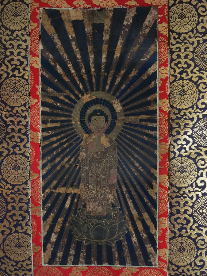 阿弥陀如来像の掛軸修理 | ブログ | 掛軸・額・屏風などの表装は愛知県