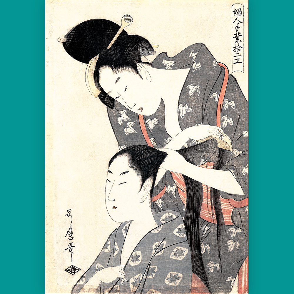 黒髪と緻密な生え際」美人画案内 03 | BLOG | 鶴田一郎：ICHIRO