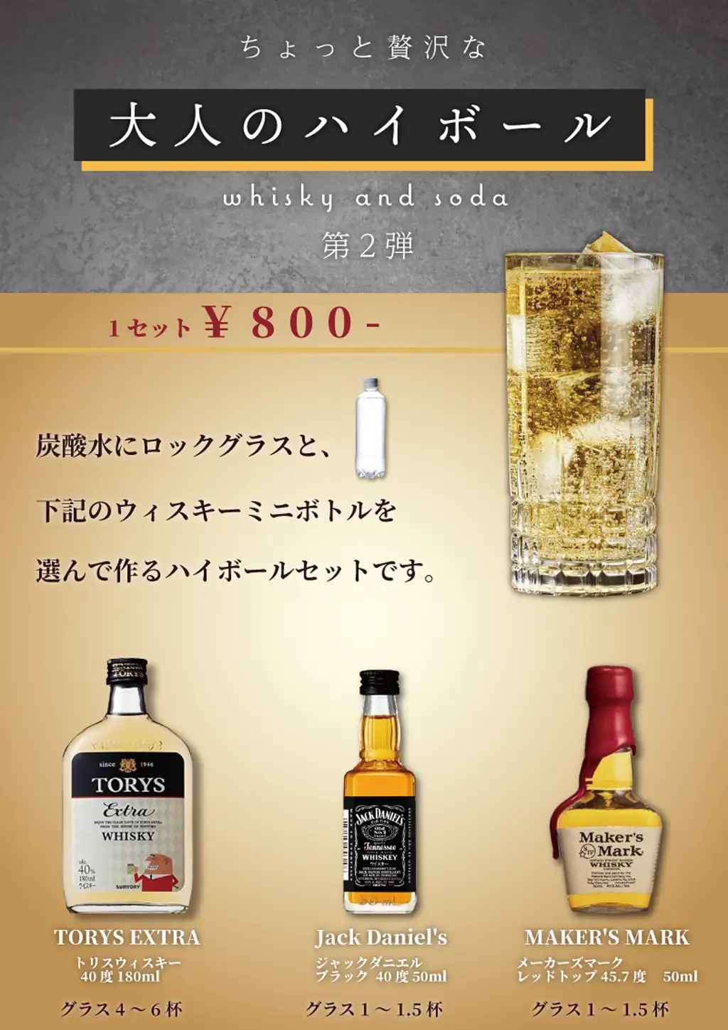 ミニボトルハイボールを始めました | newss | WILL 八王子
