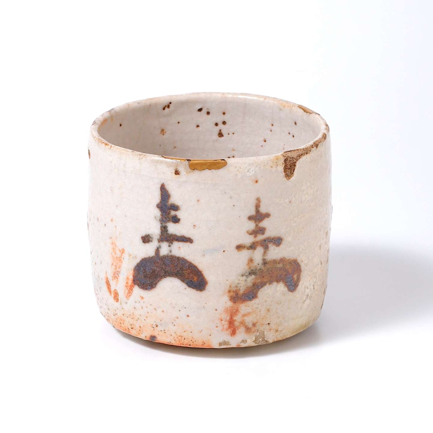 絵志野松島文筒茶碗 | 日本陶磁器 | 利菴アーツコレクション