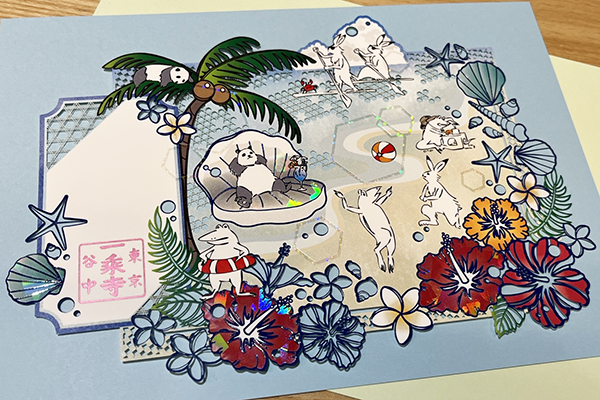 あの人気の動物も登場？！ 一乗寺様（東京都台東区）切り絵御朱印