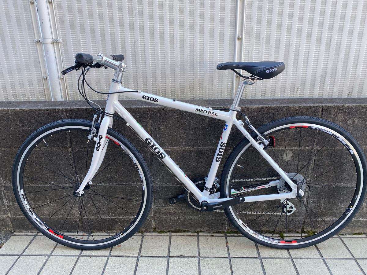 GIOS MISTRAL ミストラル52 ホワイト中古車 - クロスバイク