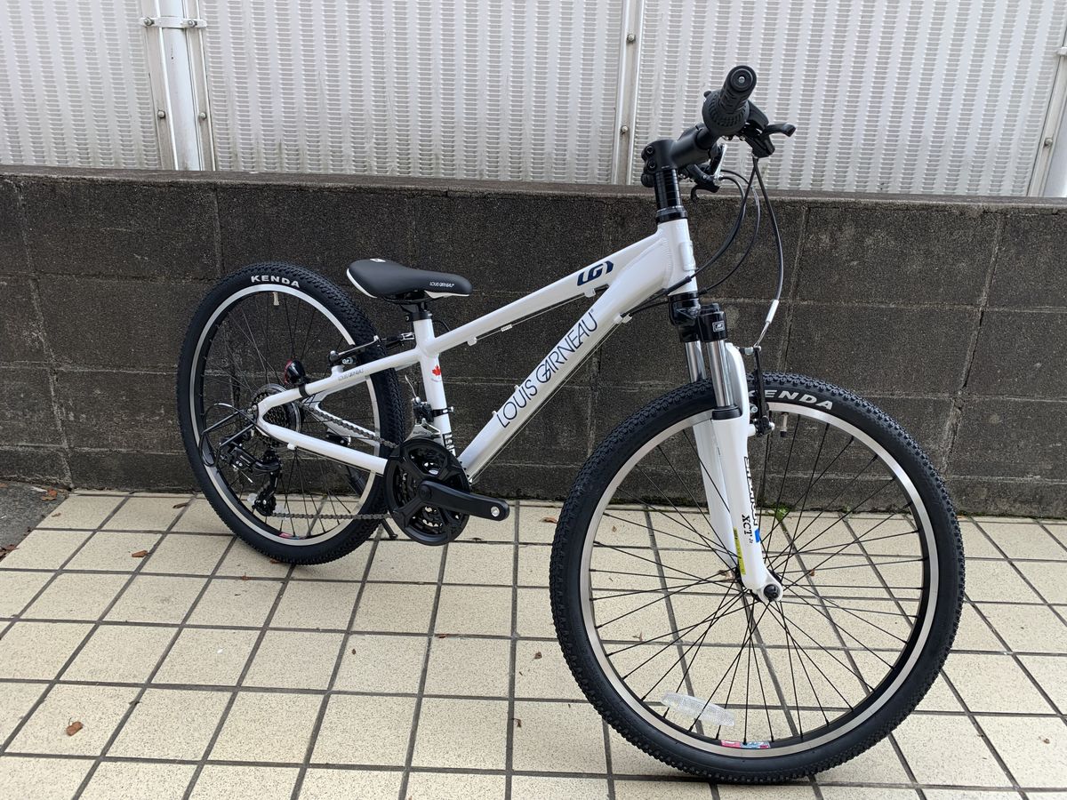 ルイガノ 子供用自転車24インチ ホワイト LOUIS GARNEAU J24