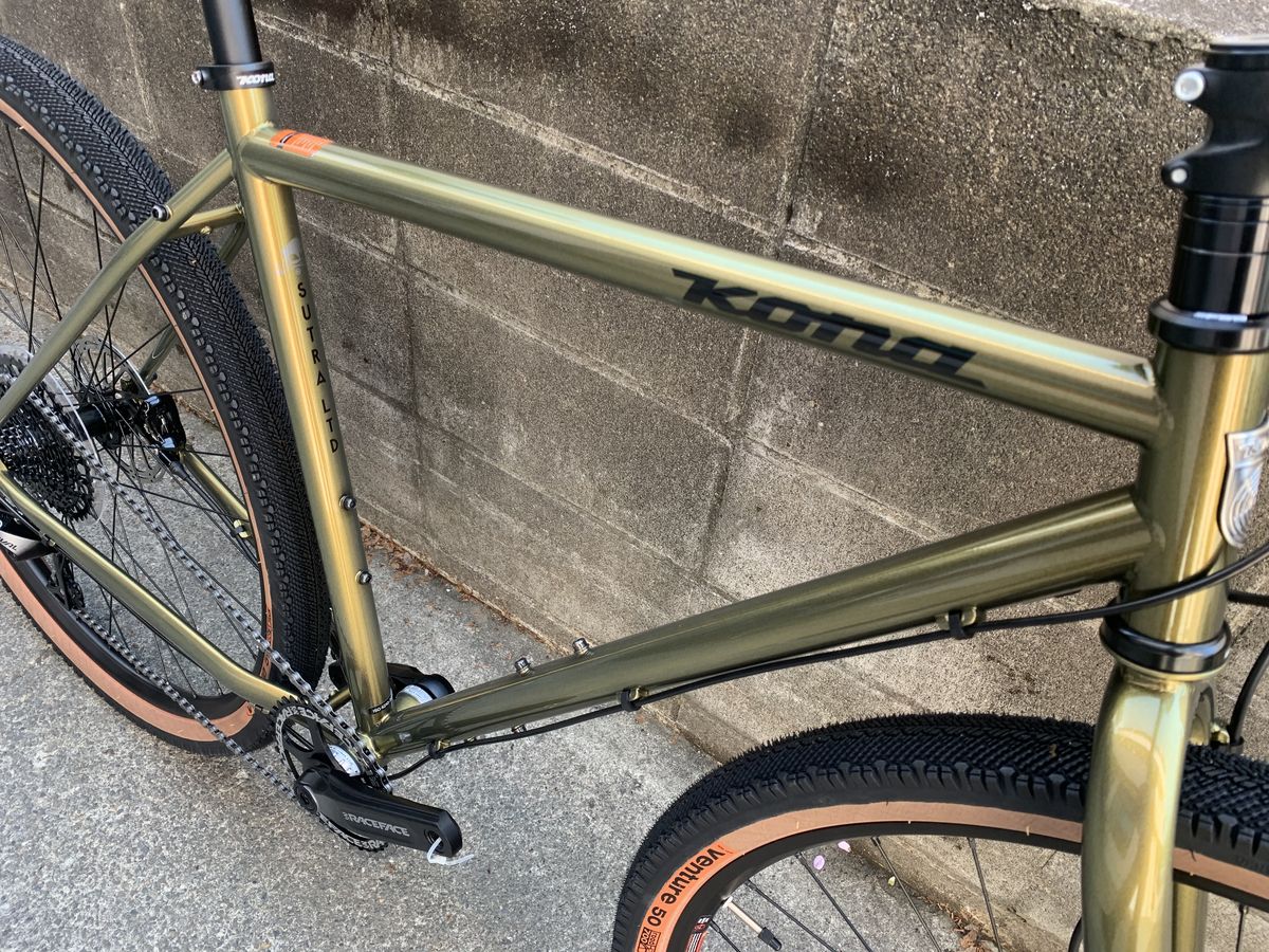 KONA スートラLTD 完組ホイール グラベル、MTB用 BLOG ワイドなタイヤクリアランスのグラベルロード【KONA / コナ