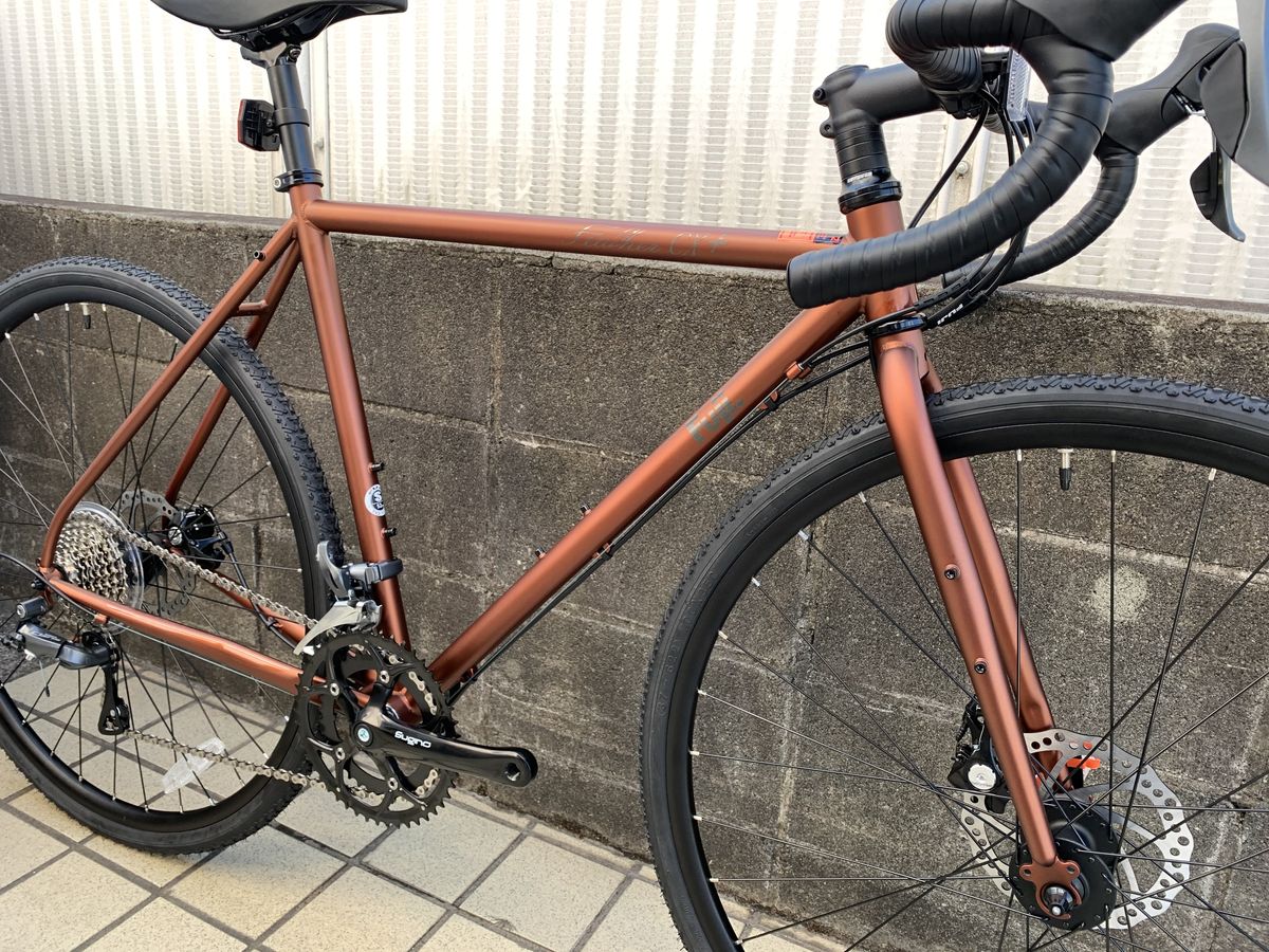 FUJI feathercx グラベルロード 高質 - 自転車本体