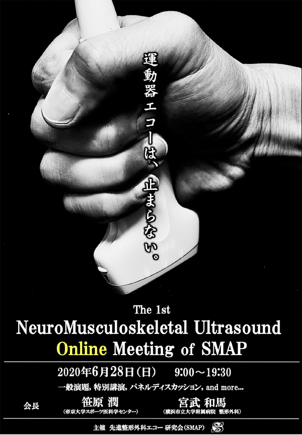 The 1st Neuromusculoskeletal Ultrasound Online Meeting Of Smap Blog Blog Ams Pro 医療に携わる方のための実践的スポーツ医学のマルチメディアステーション