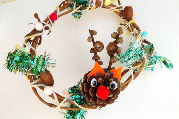 今年もみんなでクリスマスリースを作りました！ | アニーの家ブログ