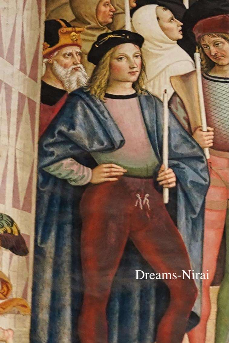 ピッコロミニ家の図書館とサン・ジョヴァンニ洗礼堂（Battistero di