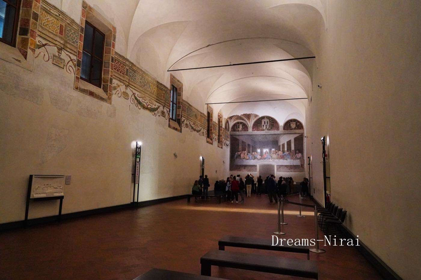 守屋多々志、「最後の晩餐」（ミラノ）、希少な額装用画集より、美品 サンタ・マリア・デッレ・グラツィエ教会（Chiesa di Santa