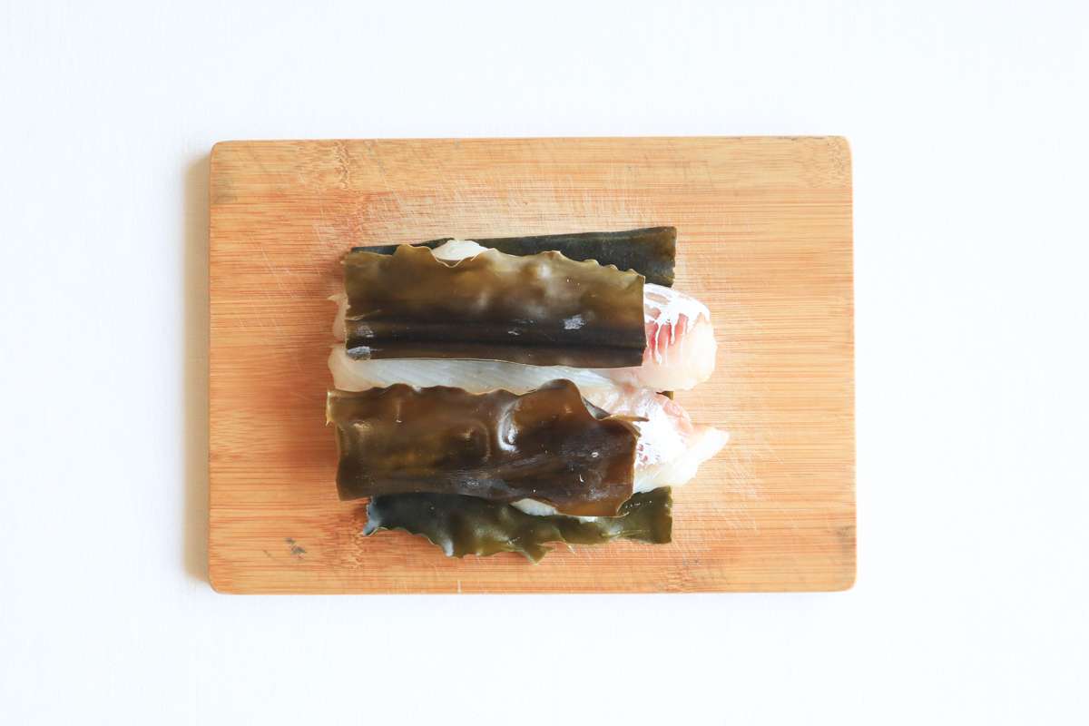 酒蒸昆布漬鱈魚香橙長蔥醬汁| chinese recipe | KUBOTA Official Web Site