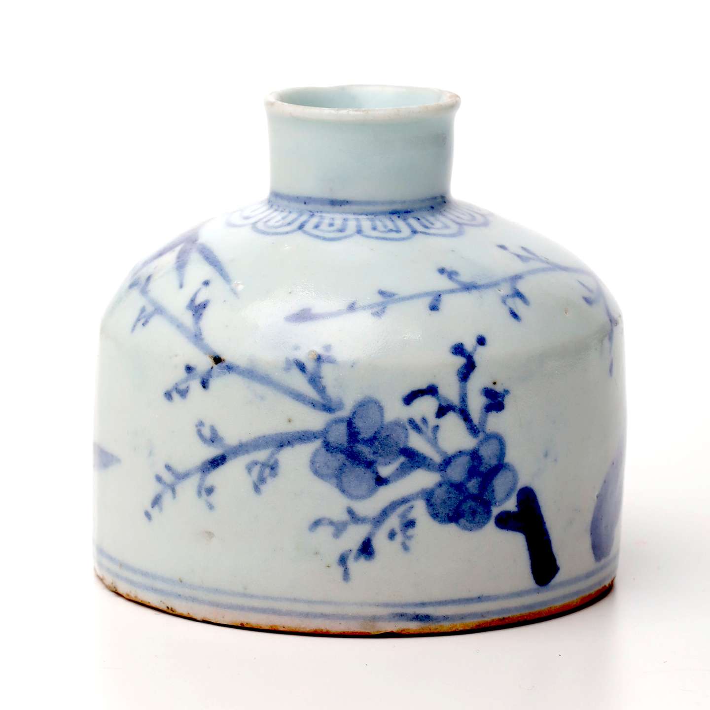 李朝白磁染付梅竹文小瓶 | 朝鮮陶磁器 | 利菴アーツコレクション