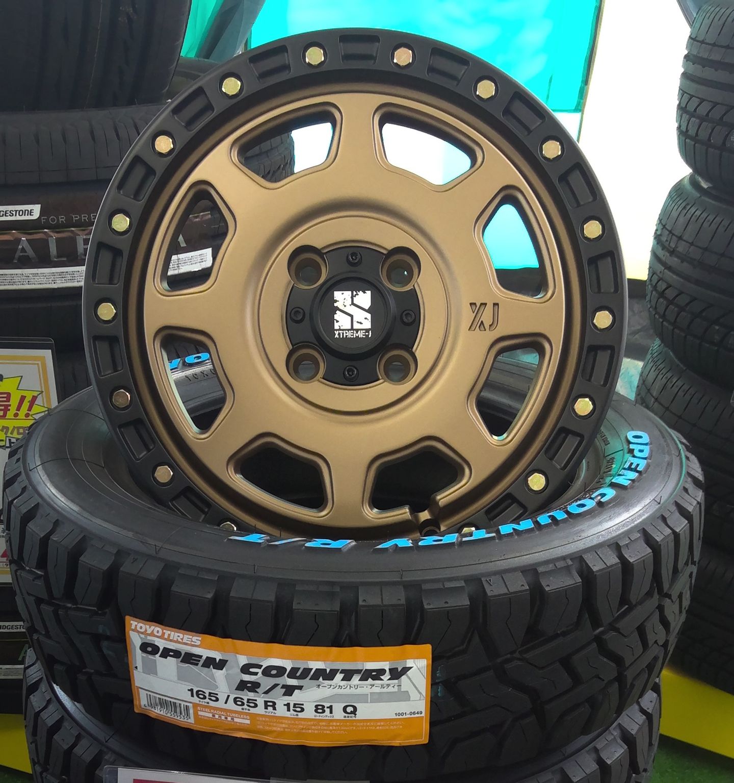 15インチホイールセット オープンカントリーR/T 165/65R15 滑川店