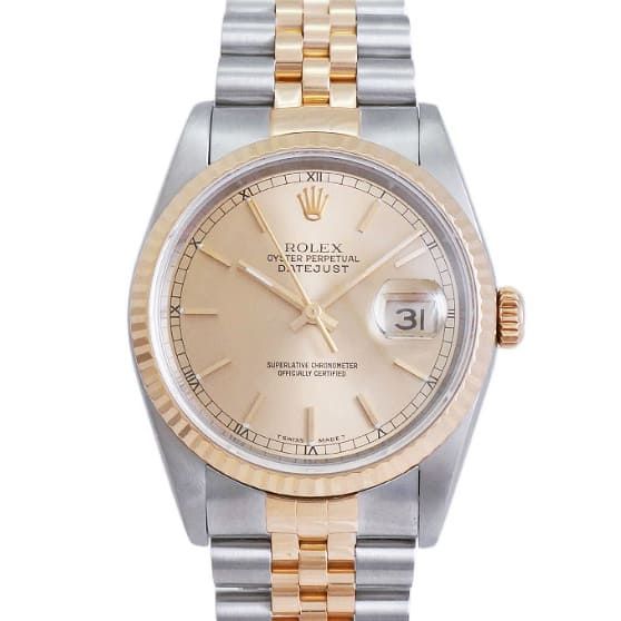 ロレックスデイトジャスト16233コンビモデル ロレックス / ROLEX デイトジャスト デイトジャスト YGコンビ 16233