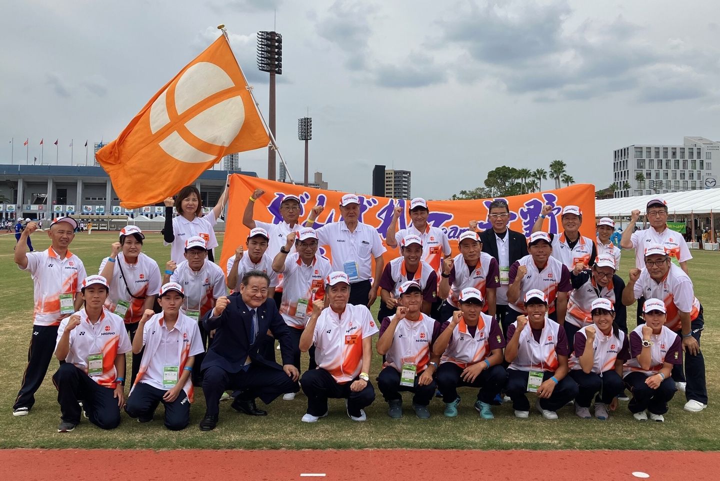 第75回国民体育大会「燃ゆる感動かごしま国体」。長野県選手団437名が