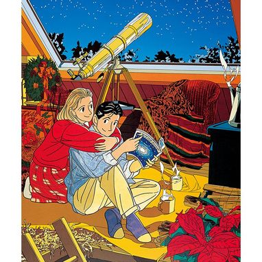わたせせいぞう シルクスクリーン 明日のFVEと （わたせせいぞう 