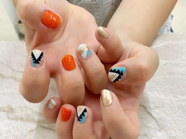 メキシカンネイル お持ち込みデザイン Nail Gallery 大船駅徒歩3分の大人女子の為のネイルサロンpremier Nail プルミエ ネイル