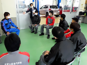 西九州トヨタ自動車との連携授業 blog_佐工専ブログ 学校法人江楠