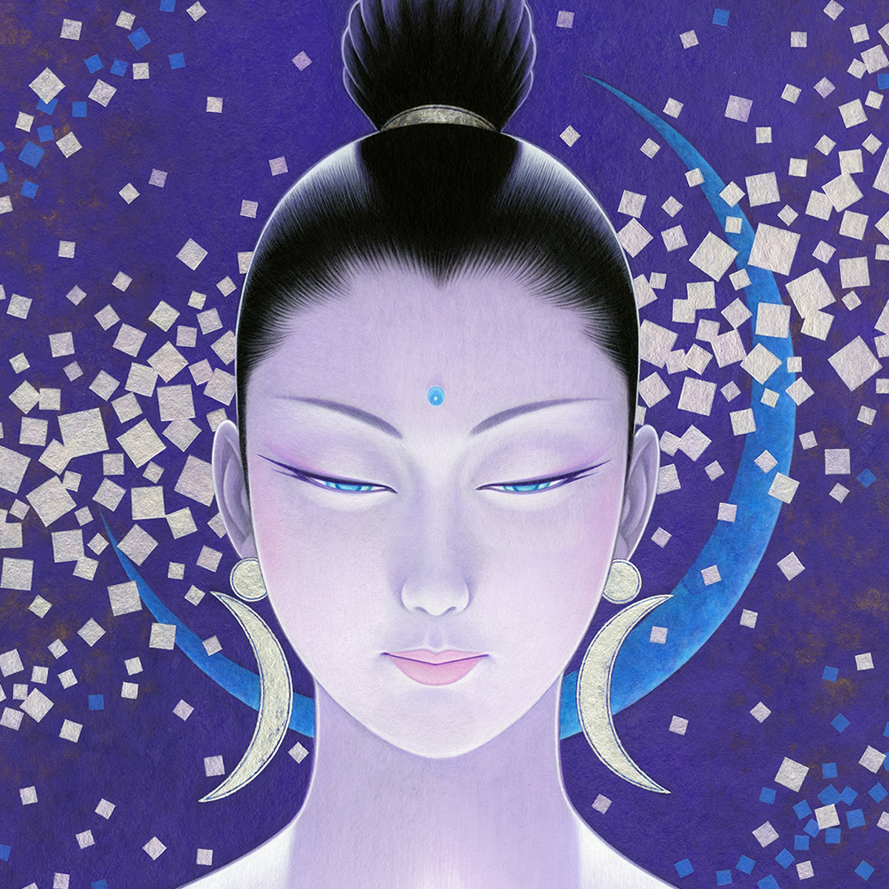 永遠の女神「鶴田流仏画の魅力」月光：ICHIRO仏画案内03 | BLOG | 鶴田