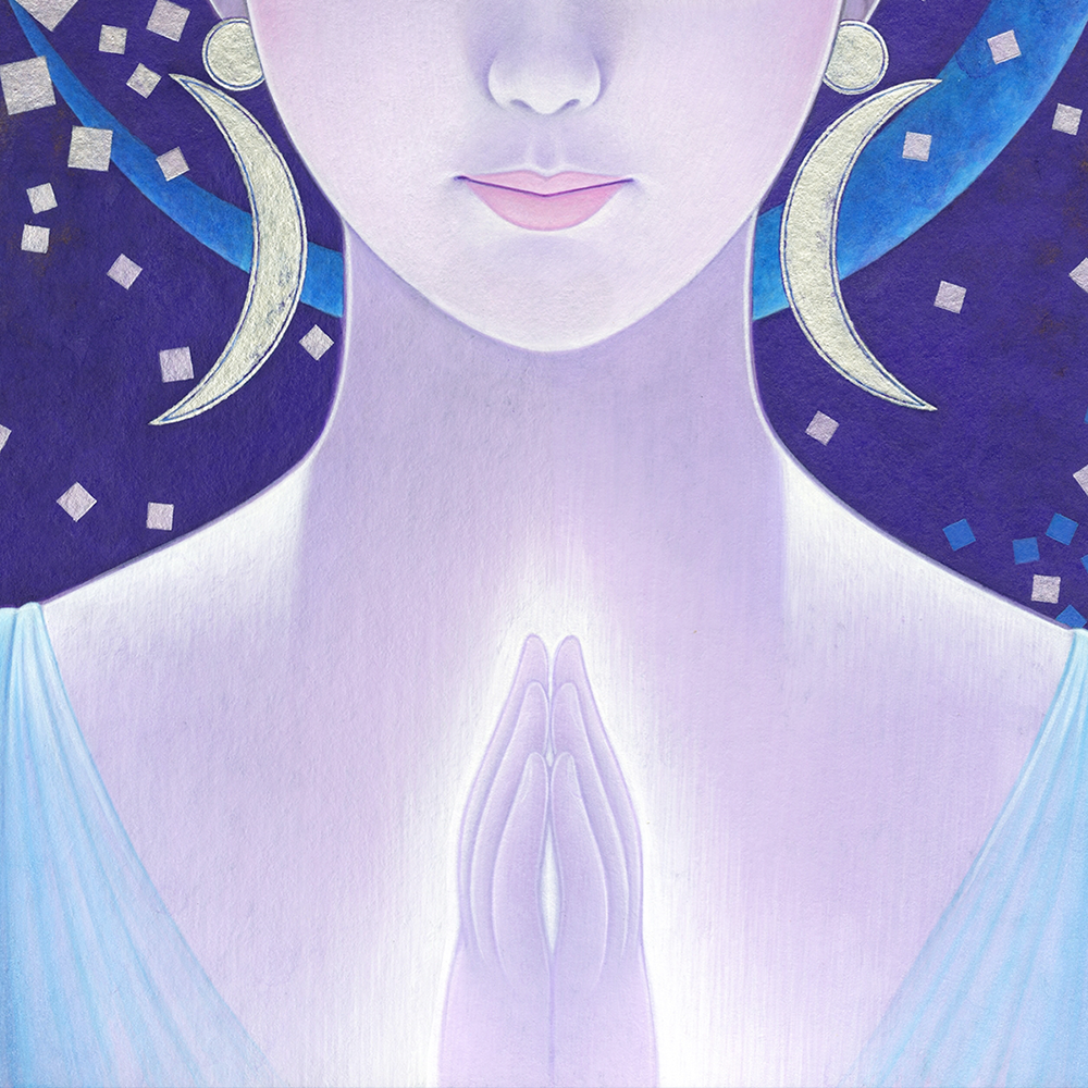 永遠の女神「鶴田流仏画の魅力」月光：ICHIRO仏画案内03 | BLOG | 鶴田