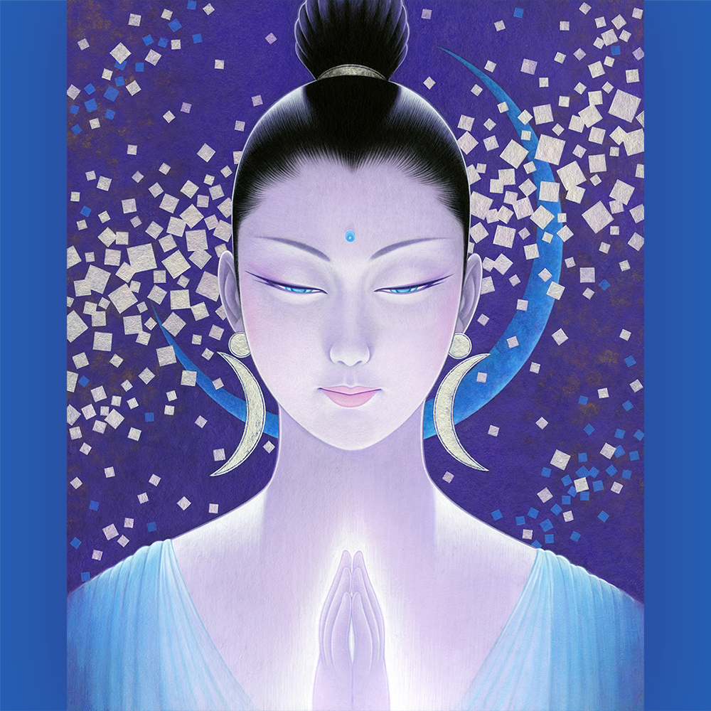 永遠の女神「鶴田流仏画の魅力」月光：ICHIRO仏画案内03 | BLOG | 鶴田